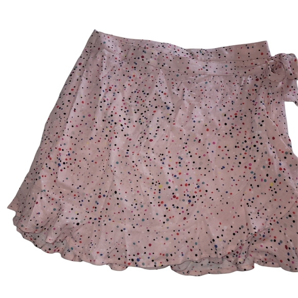 Jack By BB Dakota Pink Polka Dot Skirt 8 - Picture 2 of 4